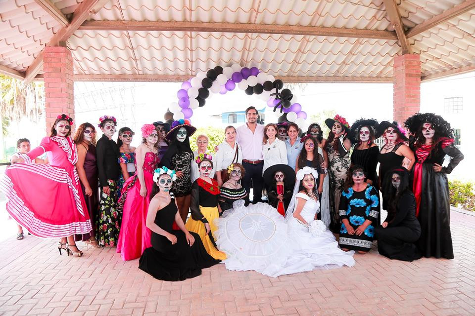 Realiza CEDIF Reynosa exhibición de catrinas