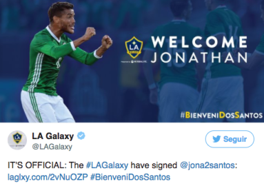 Jonathan jugará al lado de su hermano Giovani nuevamente 