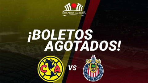 Se agotan boletos para el Clásico Nacional entre América vs Chivas