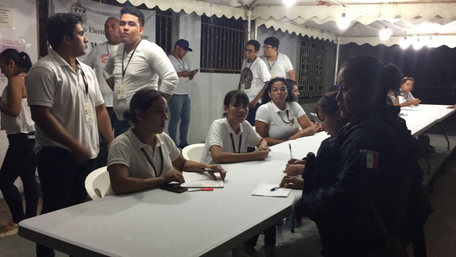 Cerca de las 11 de la noche llega el primer paquete electoral al IETAM de Altamira