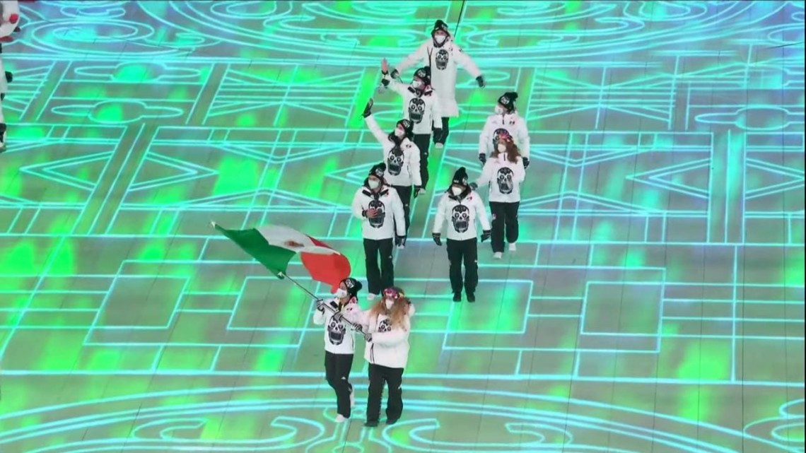 Así desfilaron los mexicanos en la inauguración de los Juegos Olímpicos de Invierno