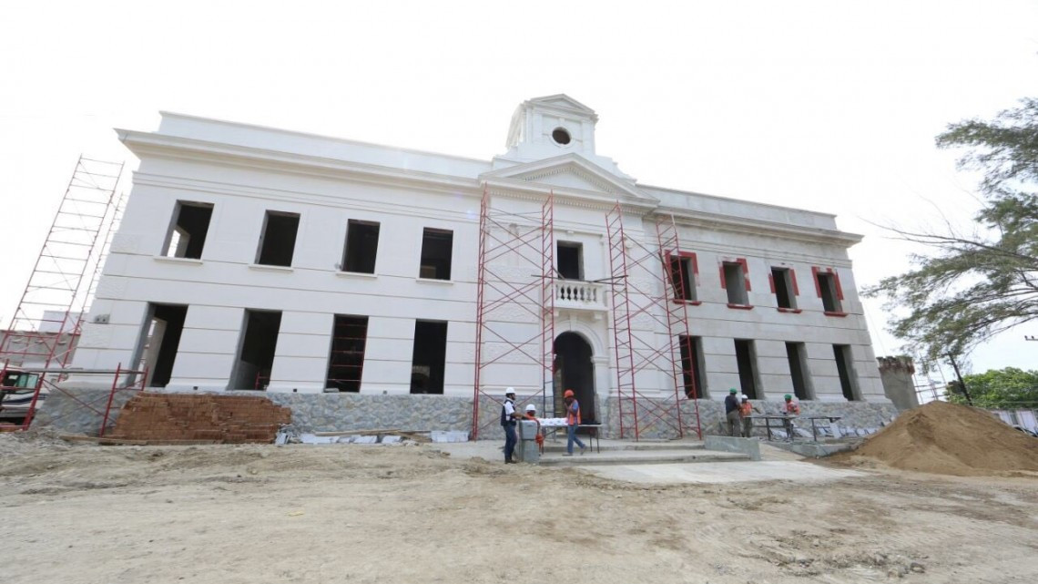 Supervisa Gobernador de Tamaulipas la obra del museo del niño en Tampico