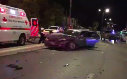 Registran accidente en Boulevard Tamaulipas