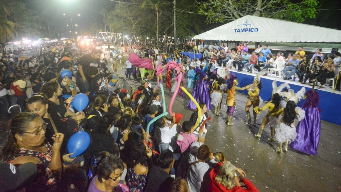 Más de 45 Mil Tampiqueños Disfrutaron del Segundo Día de Desfile del Carnaval