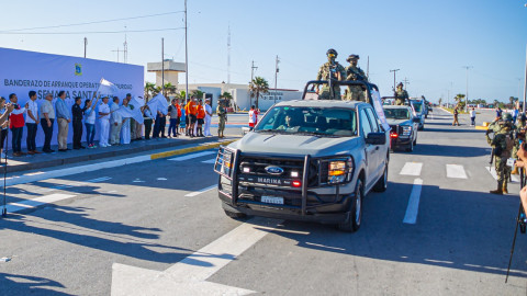 Garantizan seguridad para 240 mil vacacionistas en la Playa Bagdad de Matamoros