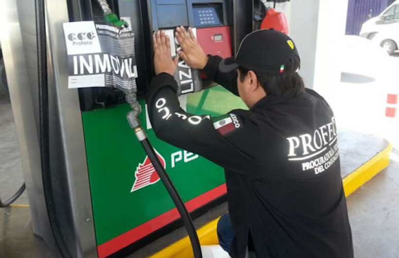 Presenta Profeco denuncia penal a 2 gasolineras