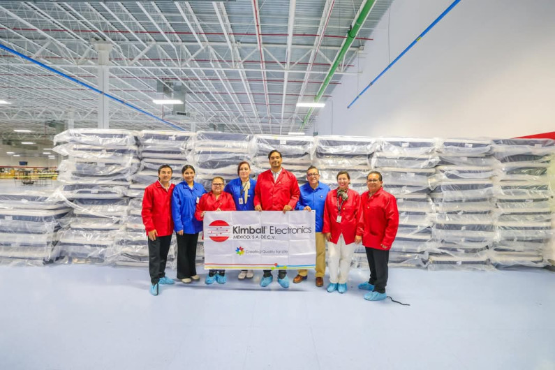Muestra Kimball Electronics su solidaridad con Reynosa
