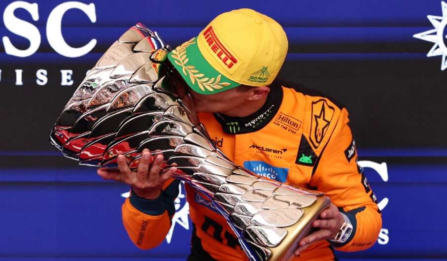 Lando Norris conquista el Gran Premio de Brasil y se acerca al título de Fórmula 1  