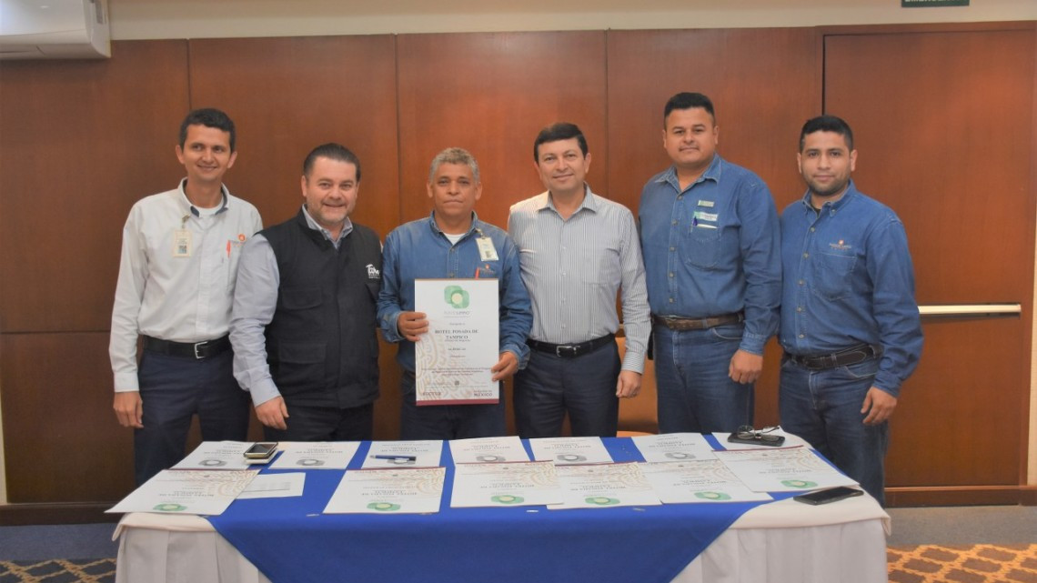 Reconocen al Hotel Posada de Tampico como “Punto Limpio”