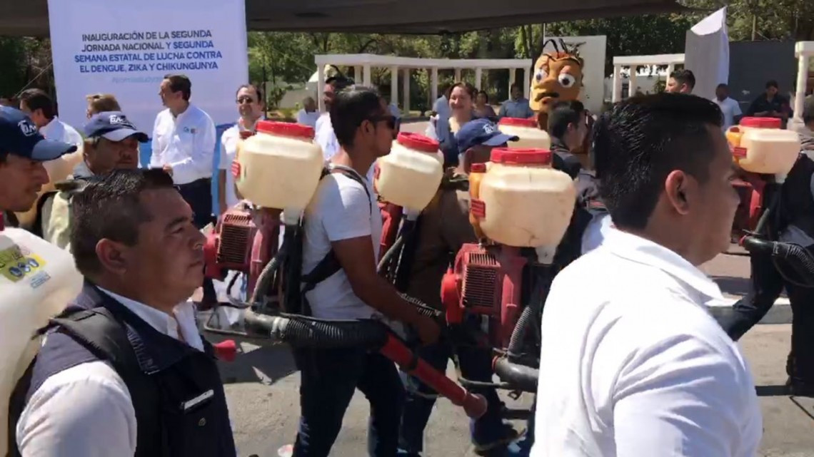 En marcha Segunda Jornada Nacional y la Segunda Semana Estatal de Lucha contra el Dengue, Zika y Chikungunya