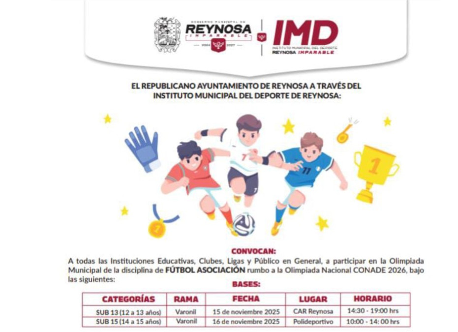 Invita Carlos Peña Ortiz a participar en la convocatoria de Fútbol CONADE 2026