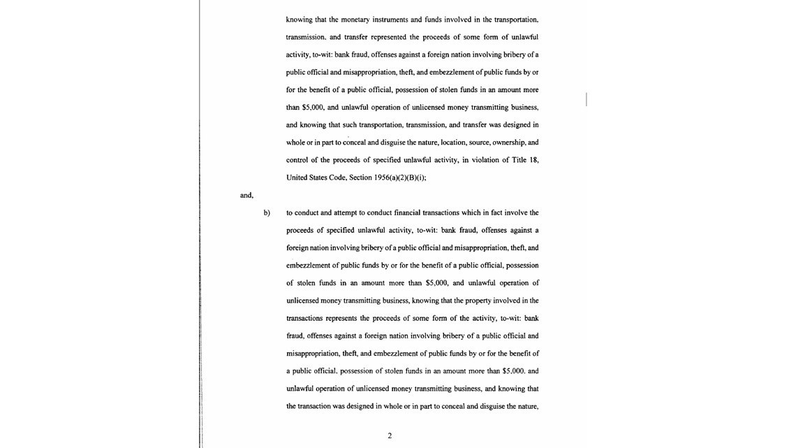 Aumenta EU cargos contra Eugenio Hernández y su cuñado