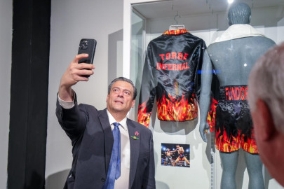 Exposición temporal José Sulaimán Chagnón, historia del boxeo, en Museo del Ferrocarril