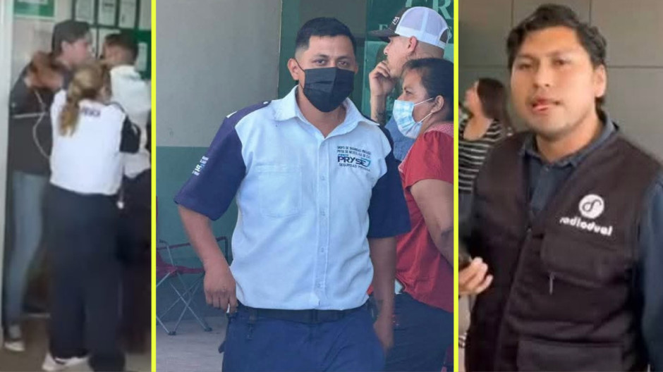 Guardia de seguridad de Hospital, agrede a periodista que cubría caso de “Andy” 