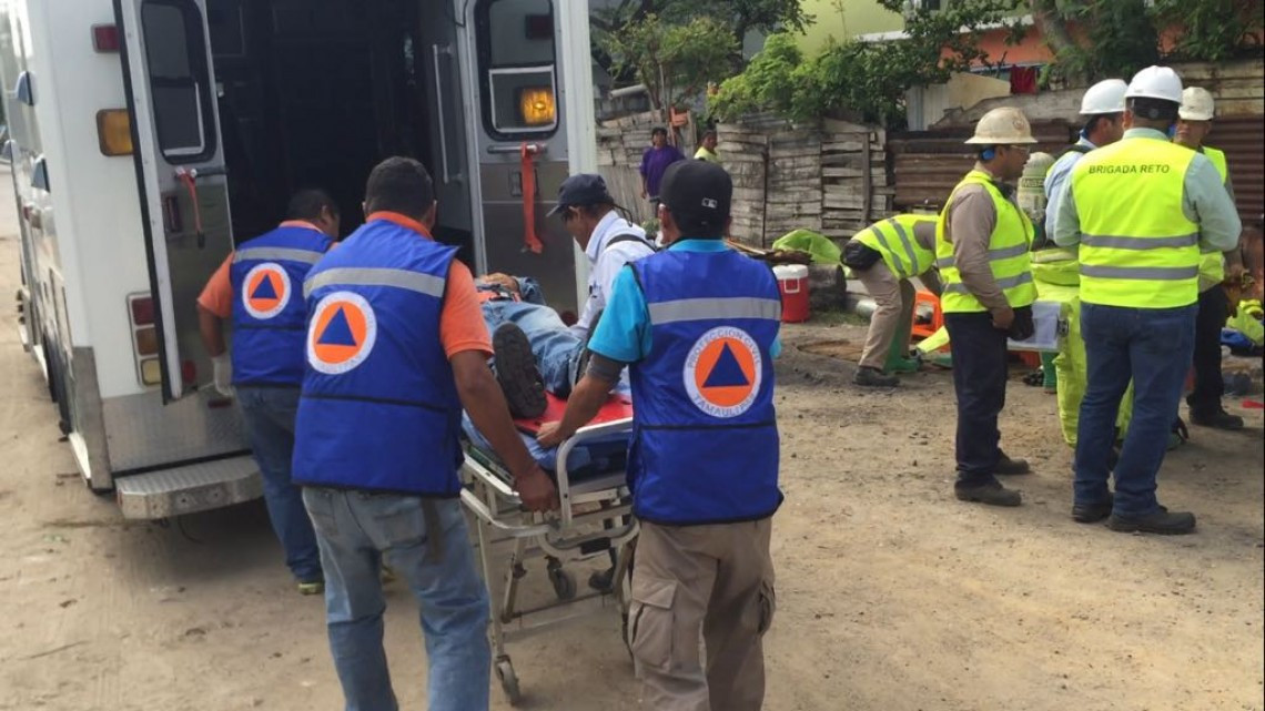 Realizan simulacro con la industria y vecinos aledaños a la empresa