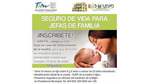 Llaman a mujeres a inscribirse a seguro de vida