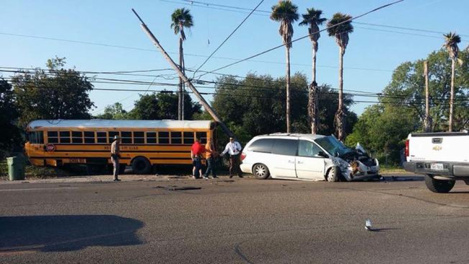 Se registra accidente de autobús escolar en Rio Grande City