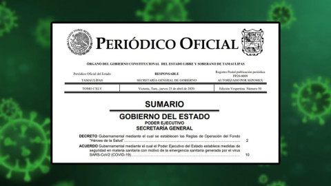 Entran en vigor medidas de seguridad en materia sanitaria por COVID-19
