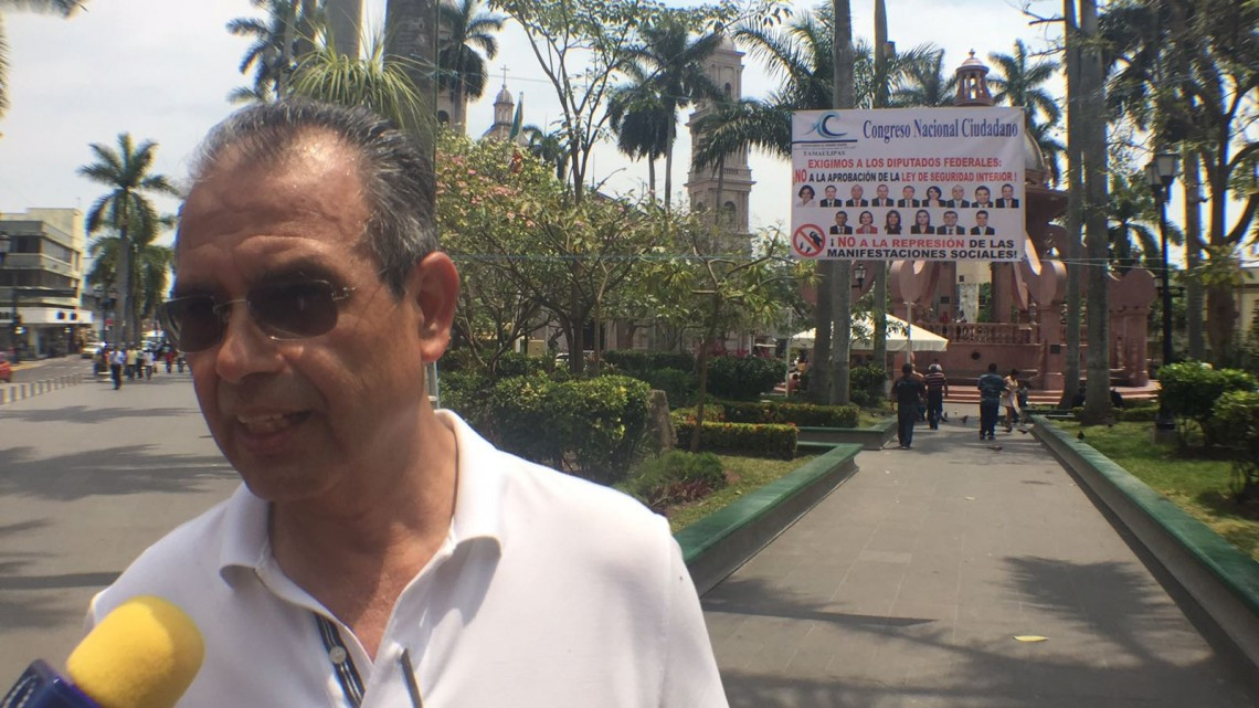 Exigen ciudadanos a Diputados no aprobar Ley de Seguridad Interior