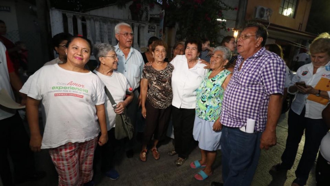 Inauguran circuito de alumbrado en las colonias México y las Américas