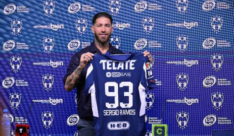 ¡Ya es rayado!, Sergio Ramos es presentado como el nuevo refuerzo de Monterrey