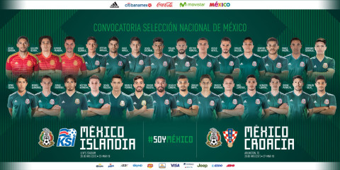 Los convocados al Tri para amistosos