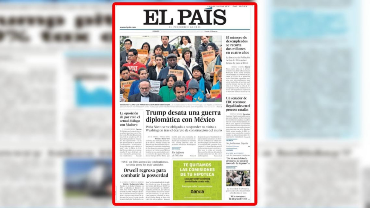 Prensa internacional muestra solidaridad con México