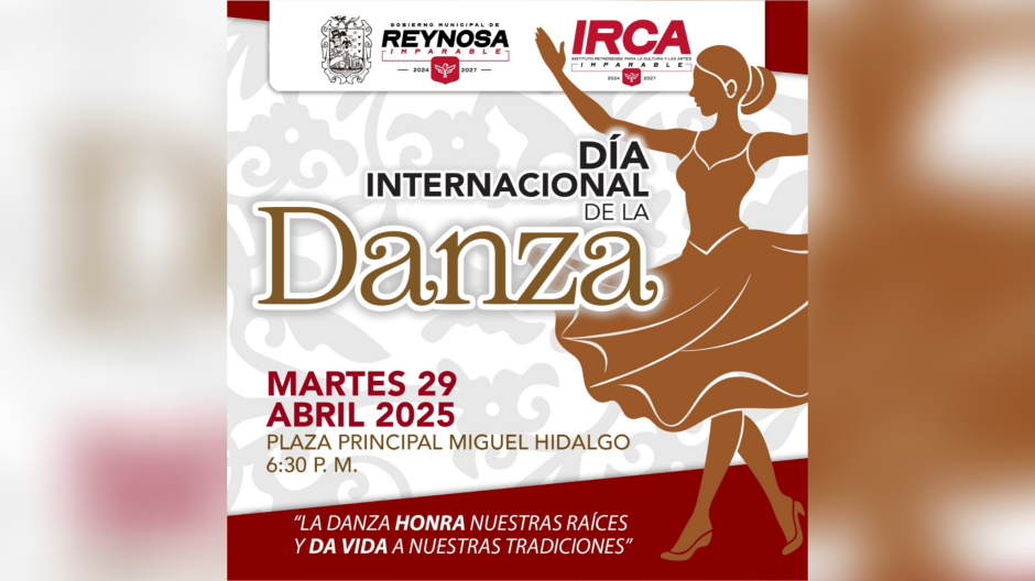Gobierno de Carlos Peña Ortiz invita a celebrar el Día Internacional de la Danza