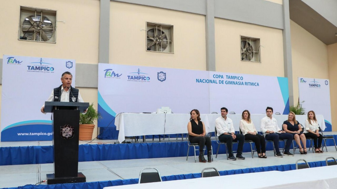 Inaugura Chucho Nader el Certamen Nacional de Gimnasia Rítmica Copa Tampico 2019