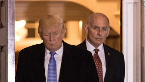 John Kelly, jefe de gabinete de Trump dejará el cargo