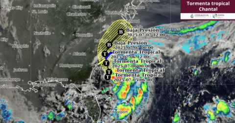 Ciclón tropical 'Chantal se forma en el Atlántico