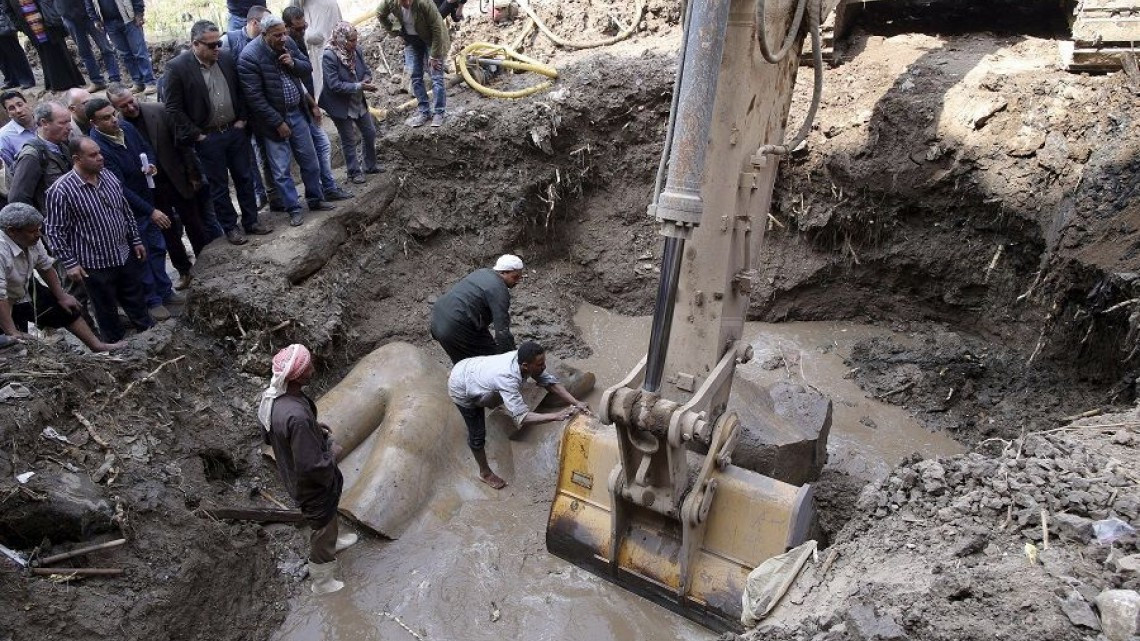 Arqueólogos descubren estatuas de faraones de Egipto 