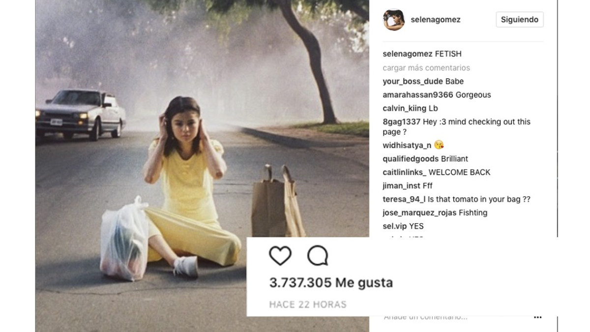 Selena Gomez anuncia su nuevo sencillo "Fetish"