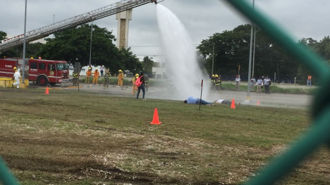 Realizan simulacro de contingencia en Altamira