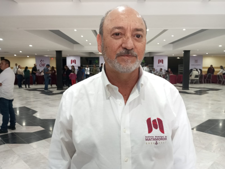 Derrumbe en edificio antiguo de PRONAF en Matamoros