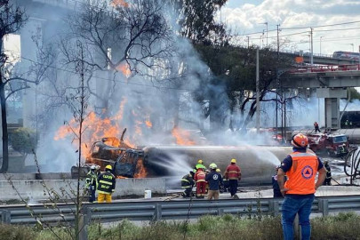 Explosión de pipa de gas en CDMX deja tres muertos y 70 heridos