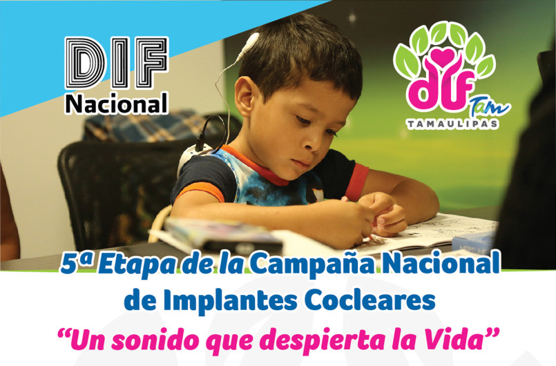 DIF Tamaulipas invita a asistir a Campaña Nacional de Implantes Cocleares