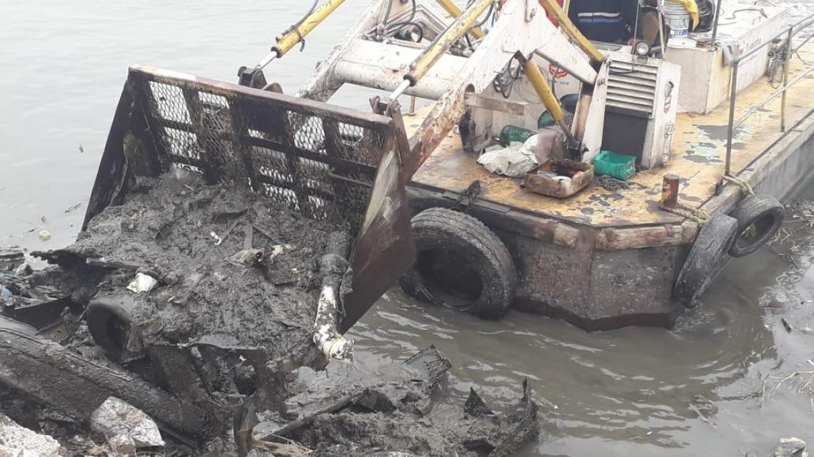 Más de 35 mil toneladas de basura extraen del margen de la Laguna del Chairel 