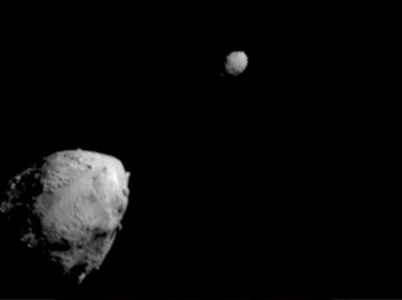 NASA revela fotos del momento previo al impacto de Dimorfos 