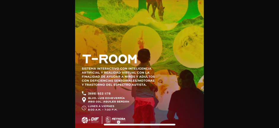 Cuenta DIF Reynosa con innovación tecnológica en T-Room