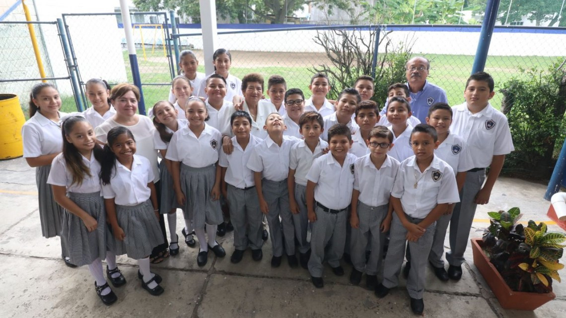  Beneficia gobierno de Tampico con techumbre al colegio “Pablo María Guzmán”