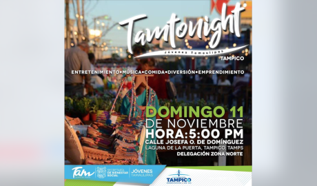 Jóvenes Tamaulipas invita al TamTonight
