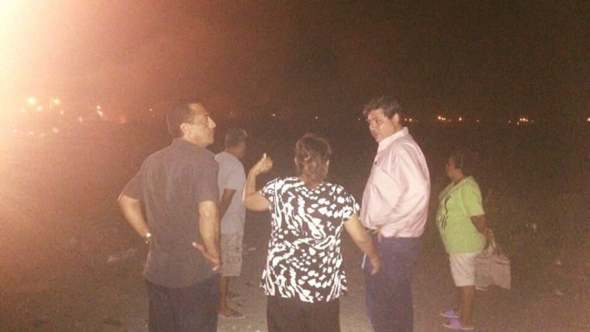 Se incendia basurero clandestino en Matamoros