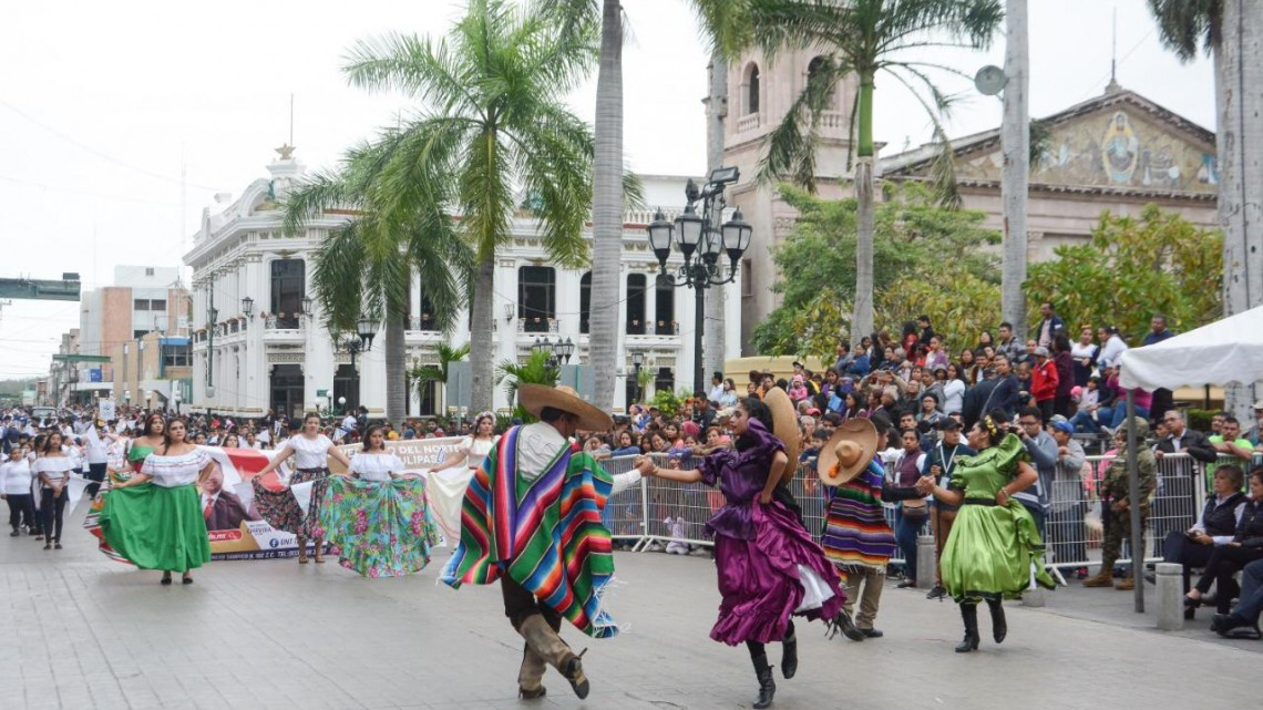 Celebran en Tampico el 108 Aniversario de la Revolución Mexicana