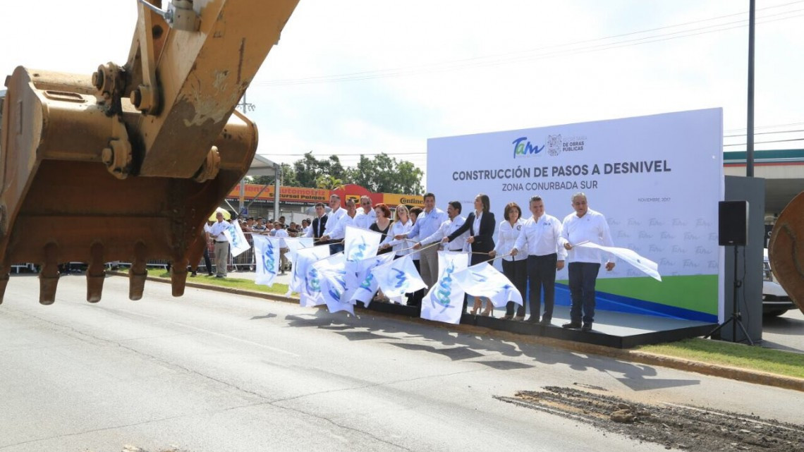 Gobernador pone en marcha obras de infraestructura vial
