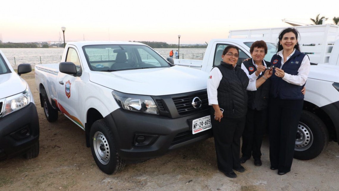 Moderniza gobierno de Tampico parque vehicular de dependencias 