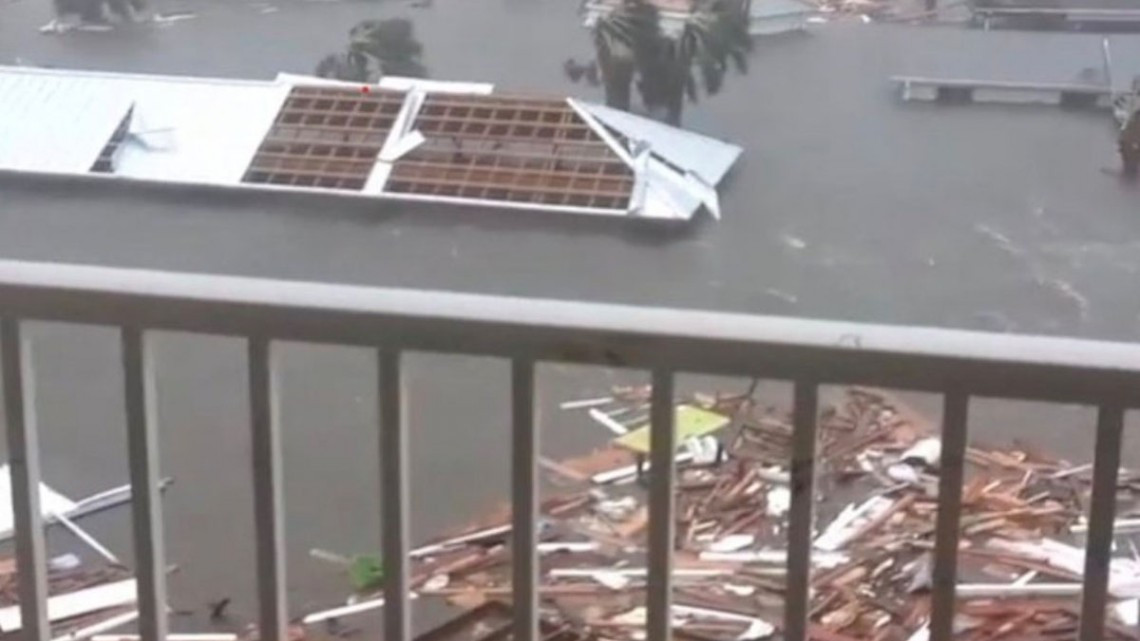 Así se ve Florida con paso de “Michael”