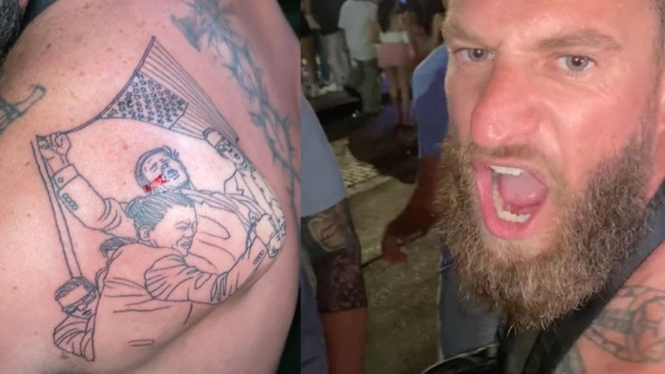 Simpatizantes de Trump se tatúan el momento del atentado