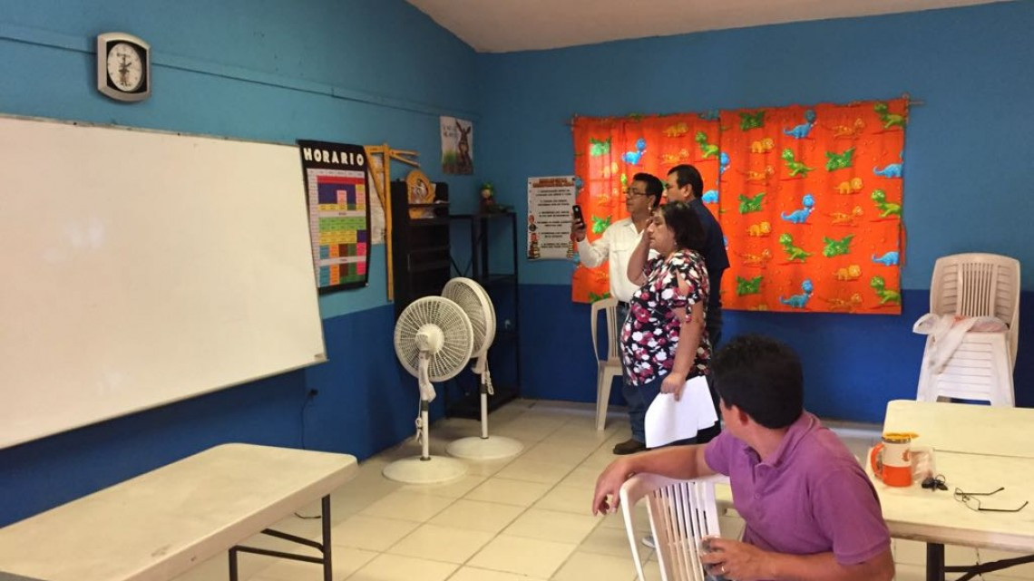 Primaria inundada, retomara clases este martes