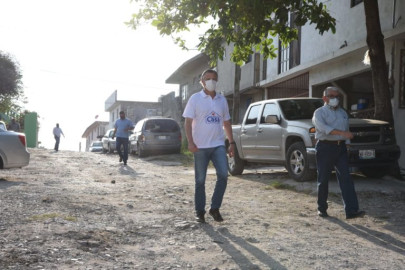 Supervisa Chucho Nader arterias que serán pavimentadas